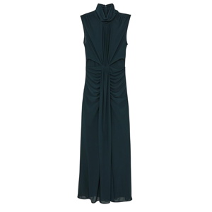 REISS Daniella Ruched Sleeveless Maxi Dress